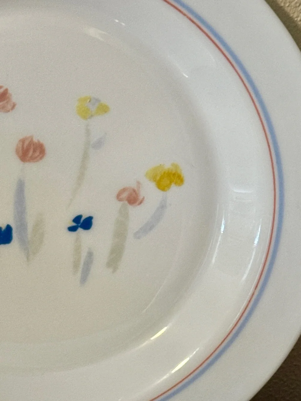 Set of 2 Vintage Arcopal France 